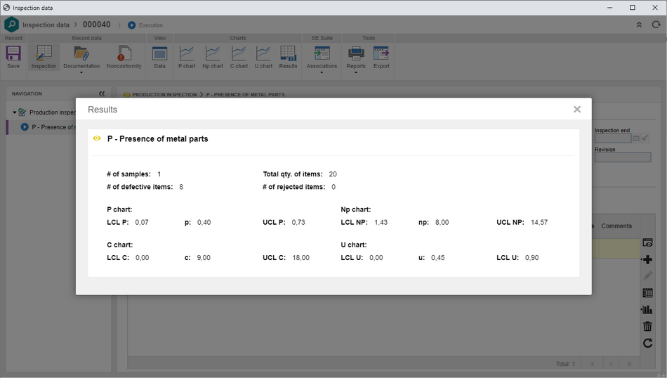 Execution > Production: Production inspection (IP063)